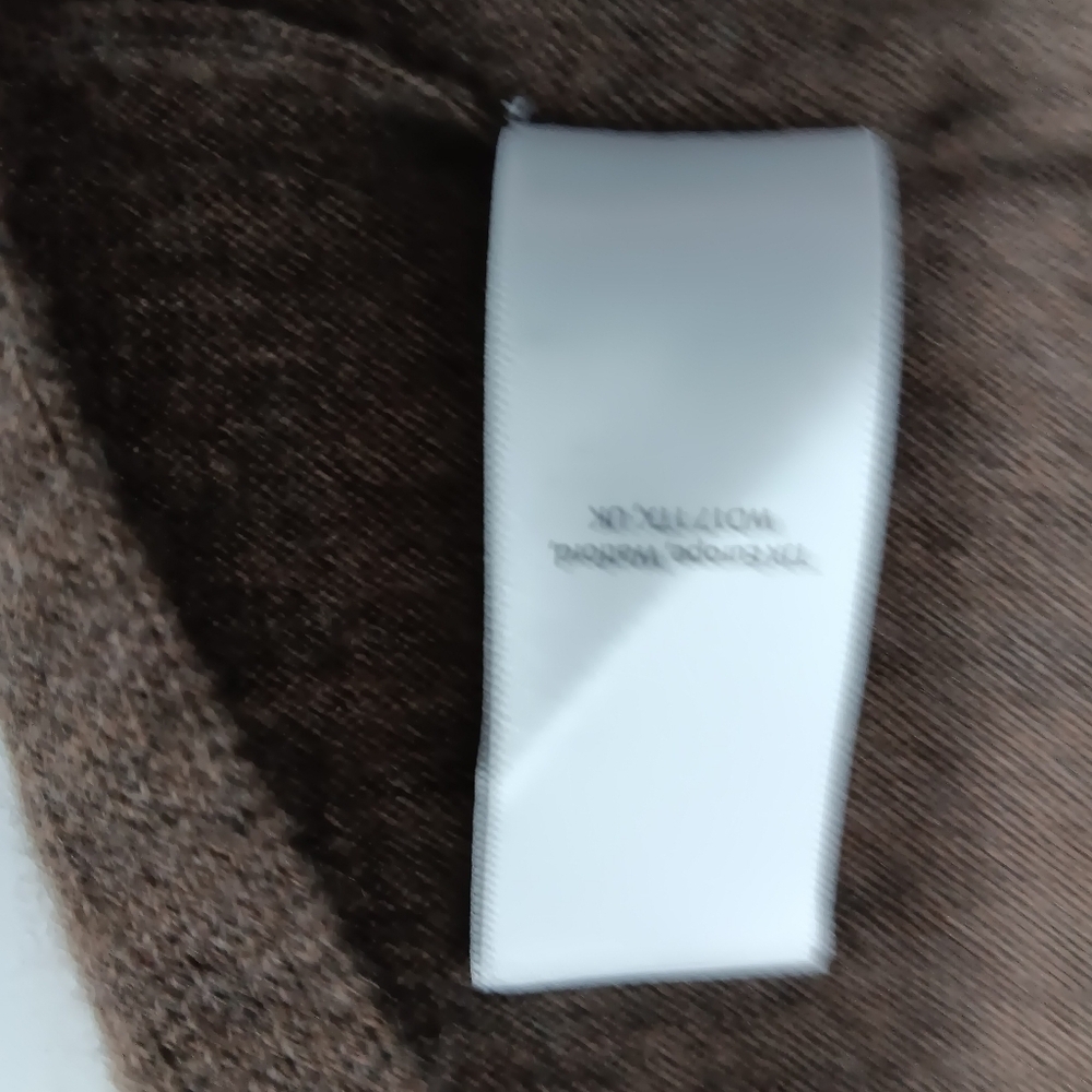 Ellen Tracy 💯 Extra Fine Merino Wool Cowlneck Wrap Sweater. Size M - Picture 6 of 9
